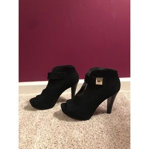 Michael Kors Black Suede Heels